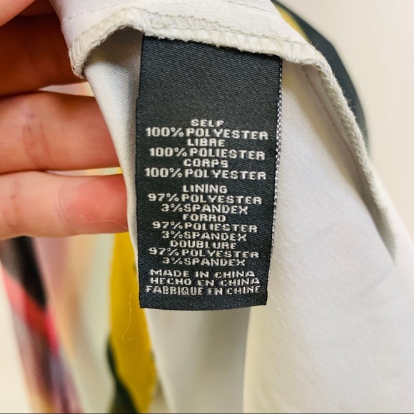 Vince Camuto Multi Color Chevron Sleeveless Maxi Dress NWT $148 - Picture 8 of 12